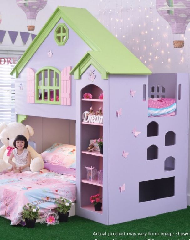Doll house bed