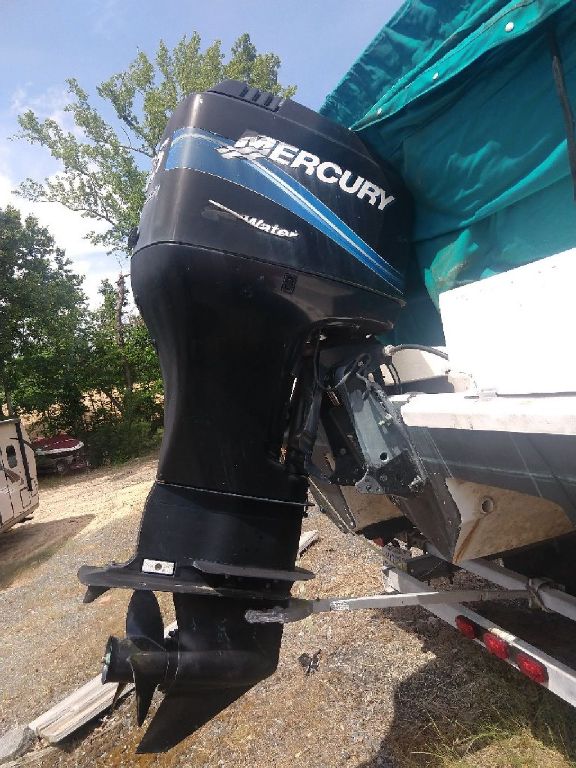 1997 Pontoon Boat with Speed Engine