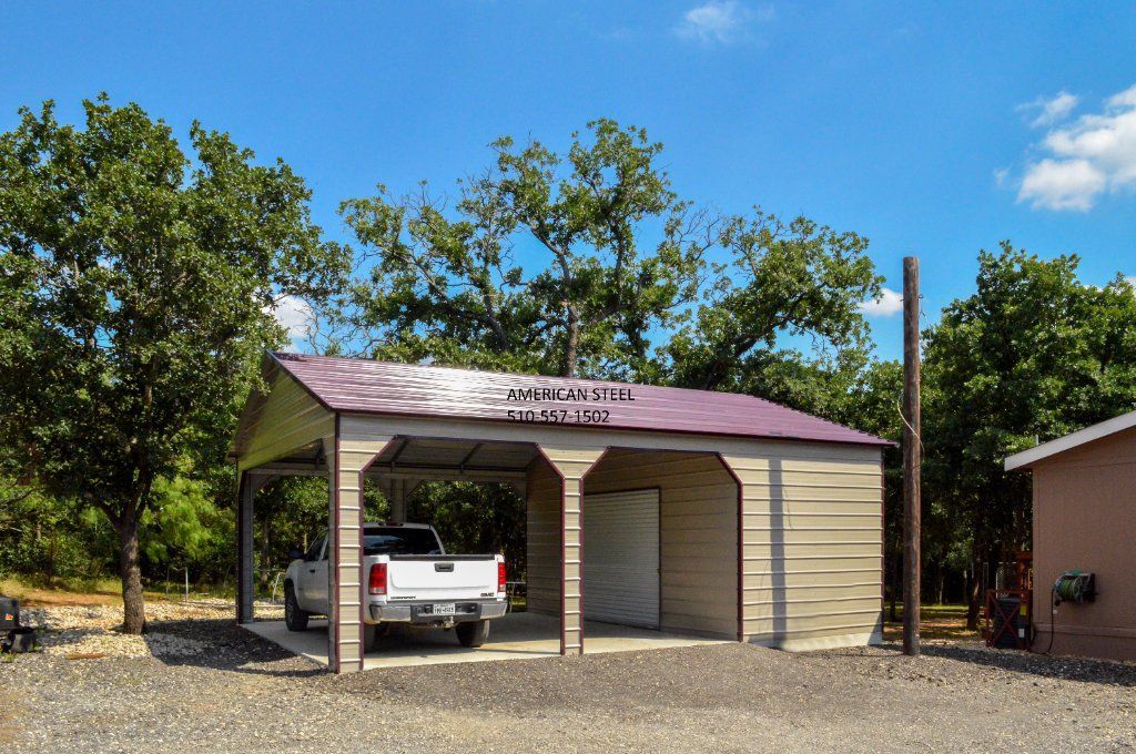 Steel all Metal Shops, Garages, Barns, RV Boat & Car covers
