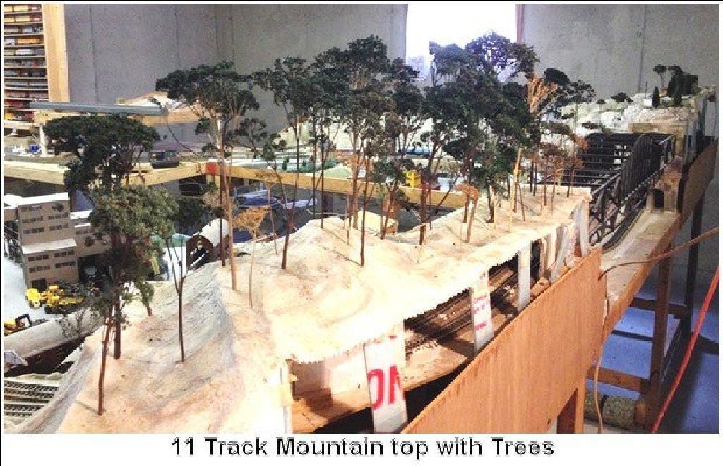 HO MODEL RAILROAD TREES