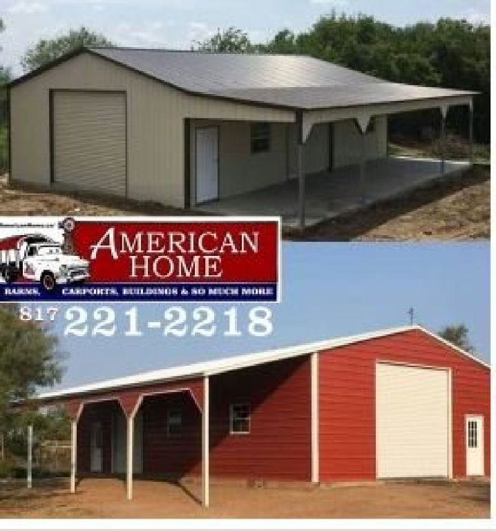 Barns, Garages, Carports, Loafing Sheds,