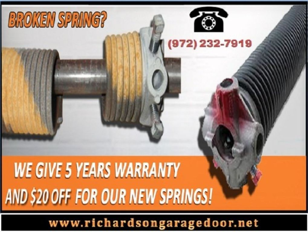 Start only on $25.95 | Garage Door Repair company | Richardson, TX