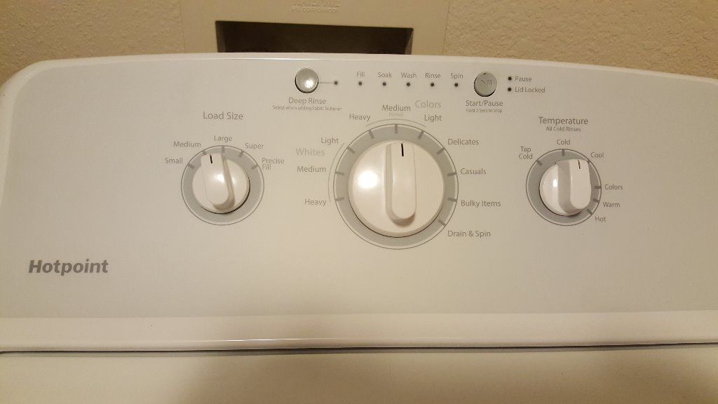 Hotpoint washer and dyer