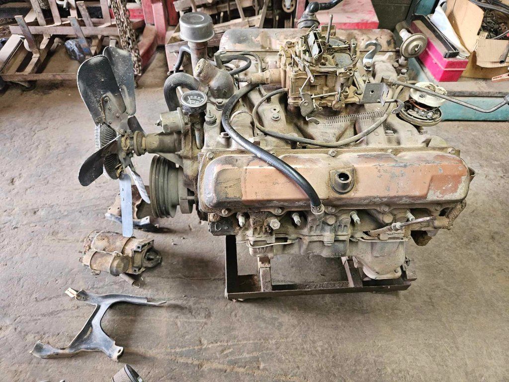 1969 Oldsmobile 400 Engine and 4-Speed Muncie Manual Transmission