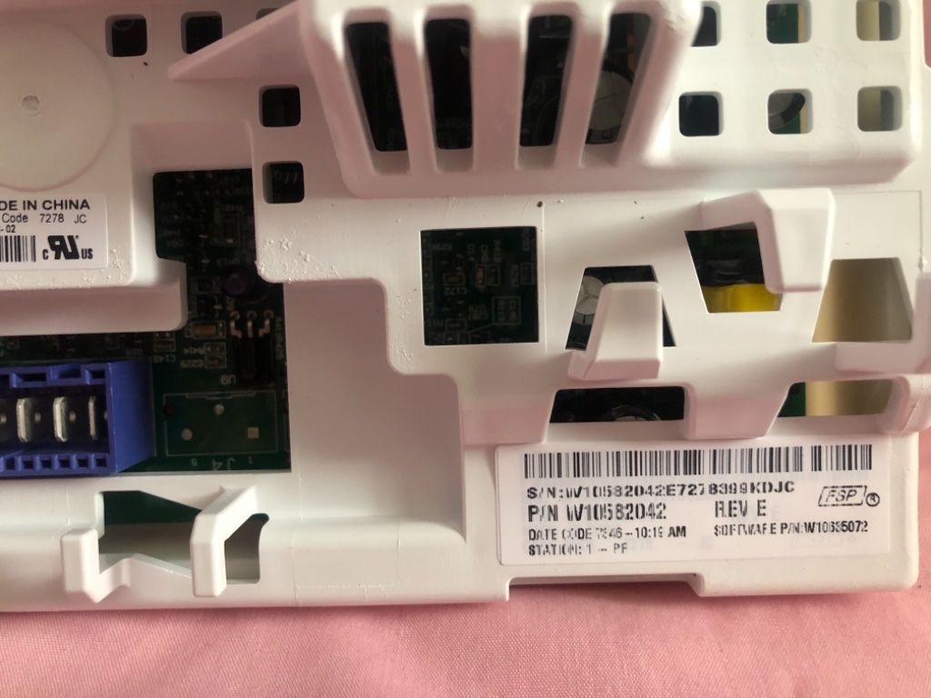 Whirlpool Washer Electronic Control Board  Part # W10582042