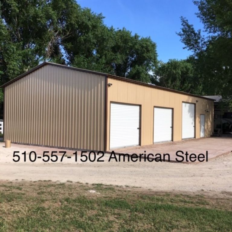 American Steel Metal Building Shops Garages Barns RV Boat & Car Covers