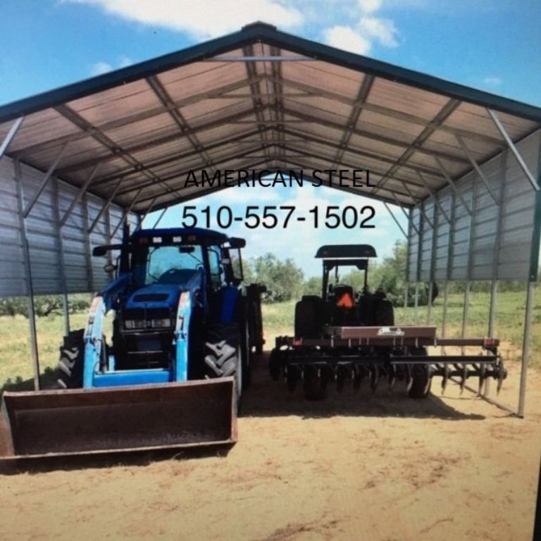 All Metal Shops Garages Barns Tractor covers RV covers