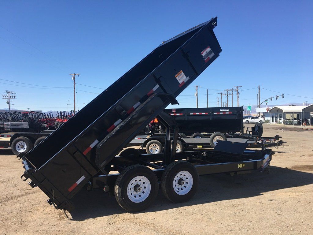 7x14 Low Pro Dump Trailer, Big Tex Low Pro Dump Trailer 14LP-14