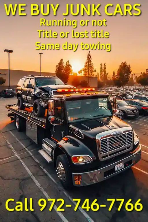 GET CASH FOR YOUR JUNK CAR !