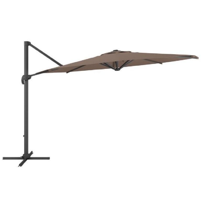 Umbrella- Deluxe Offset Brown