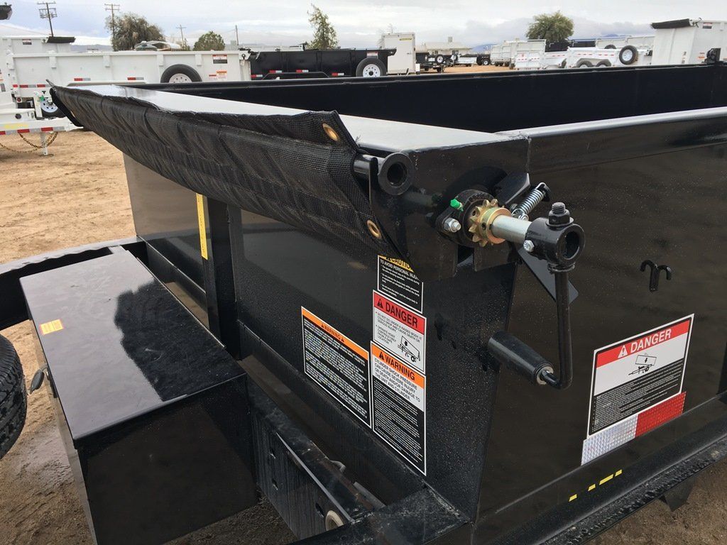 7x14 Low Pro Dump Trailer, Big Tex Low Pro Dump Trailer 14LP-14