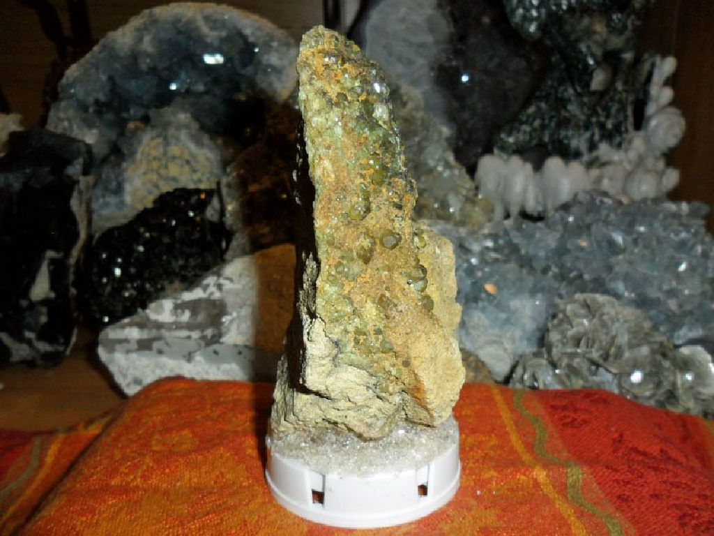 Exceptionally a Gorgeous and Beautiful 412 Grams Natural Green Demantoid Garnet Crystal Gemstone