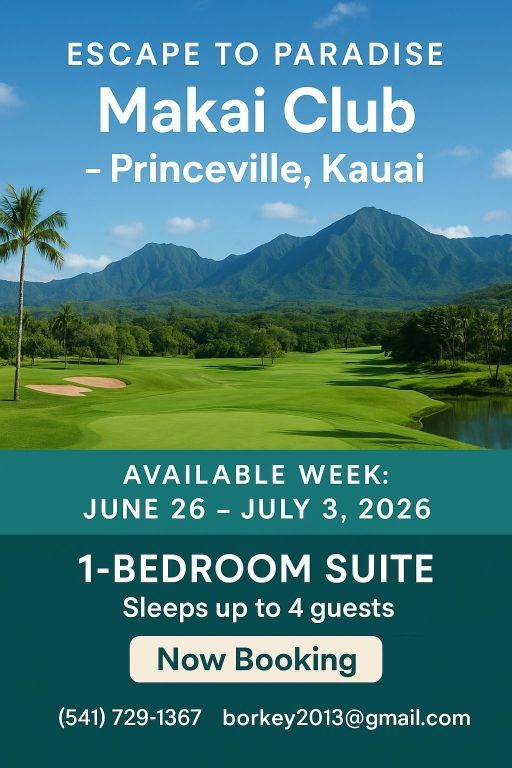 Escape to Paradise at Makai Club – Princeville, Kauai