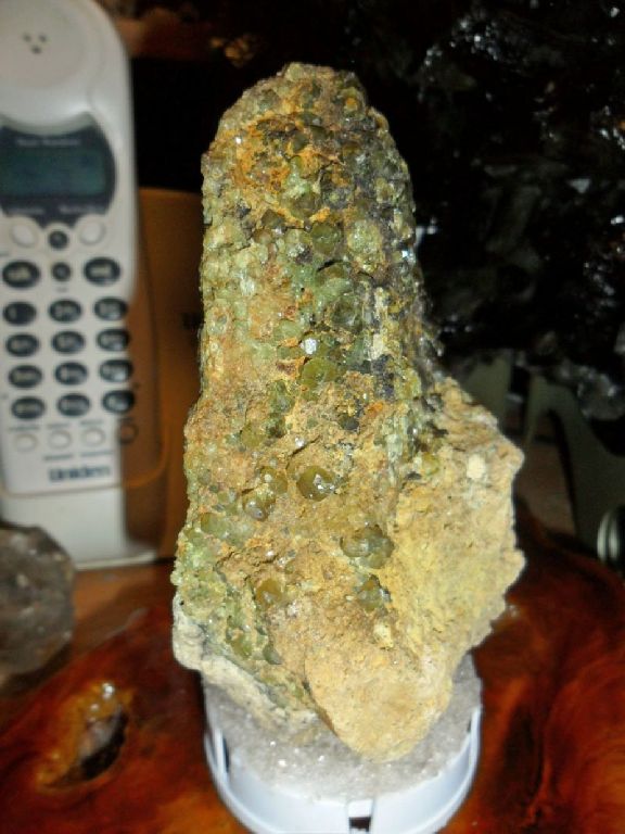 Exceptionally a Gorgeous and Beautiful 412 Grams Natural Green Demantoid Garnet Crystal Gemstone