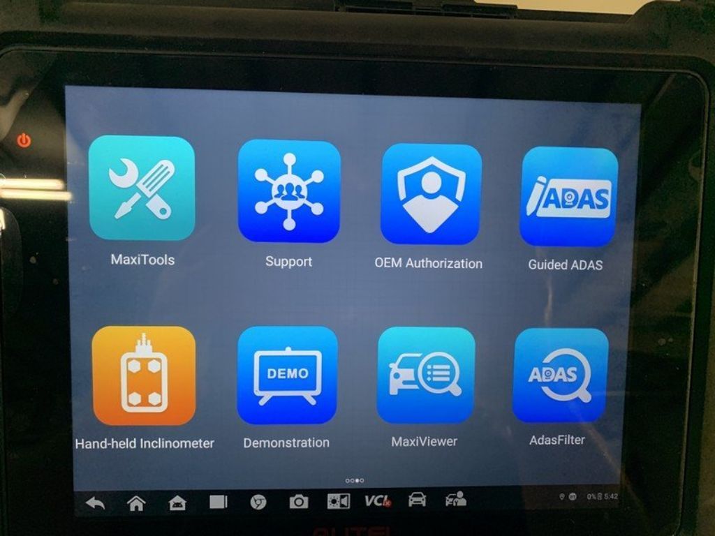 Autel ADAS IA800 Frame All Systems Calibration RTR#5093515-01