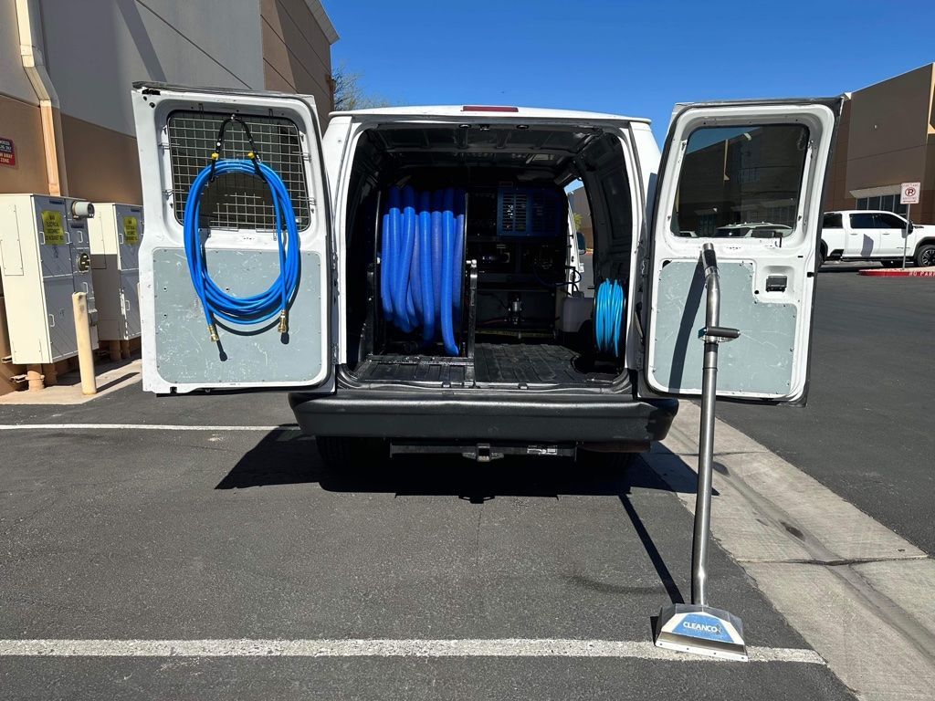 Carpet cleaning van for sale
