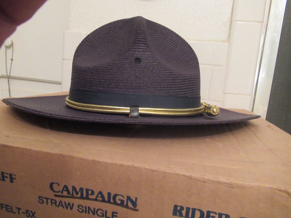 Retired Georgia Trooper/Sheriff Hat, size 7 1/8"-57