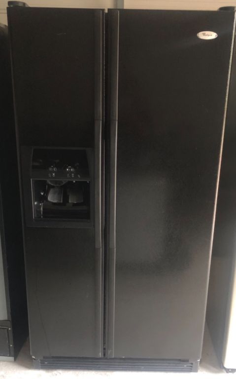 Whirlpool Black Side By Side Fridge