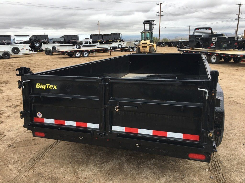 7x14 Low Pro Dump Trailer, Big Tex Low Pro Dump Trailer 14LP-14