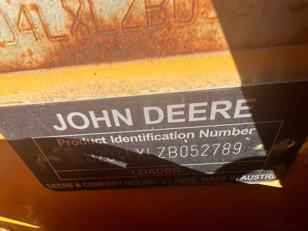 2018 John Deere 204L Wheel Loader For Sale In Stanfield, North Carolina 28163