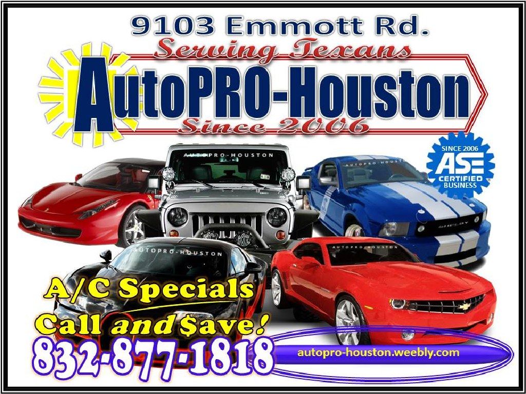 Automotive AC Repairs for LESS at AutoPRO-Houston