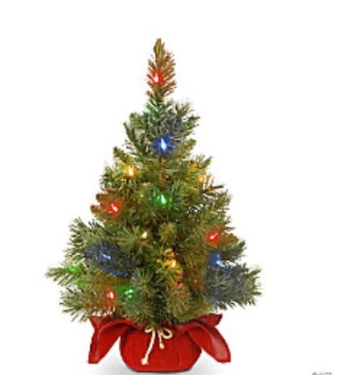New!  24” Battery Operated Christmas Tree Decor!  Layaway!