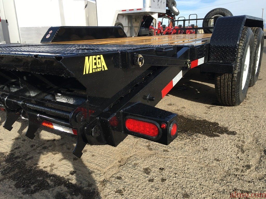 Tandem Axle Equipment Trailer, Utility Trailer, Big Tex Trailers 14ET-20 with Monster Ramps(MR)
