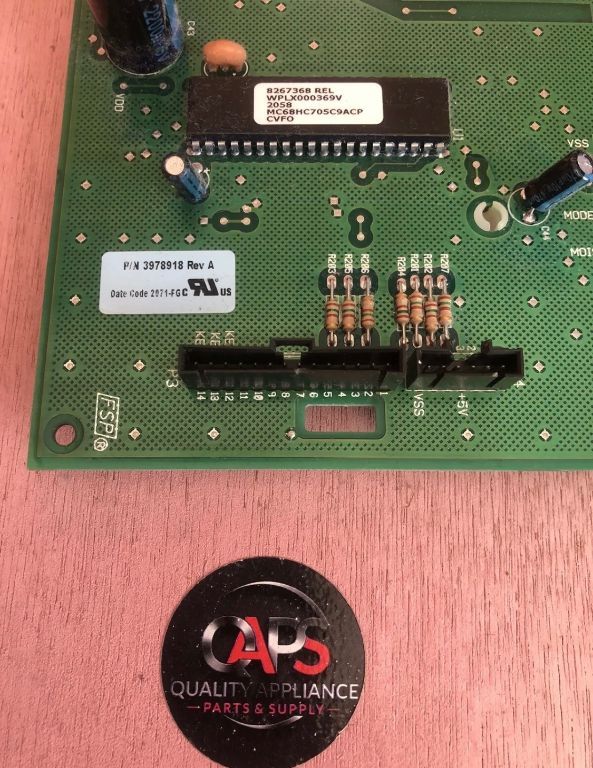 Whirlpool Kenmore Dryer Main Control Board  Part # 3978918 Rev A