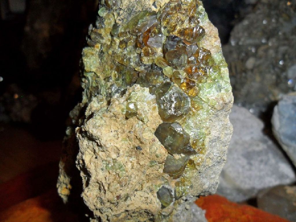 Exceptionally a Gorgeous and Beautiful 412 Grams Natural Green Demantoid Garnet Crystal Gemstone