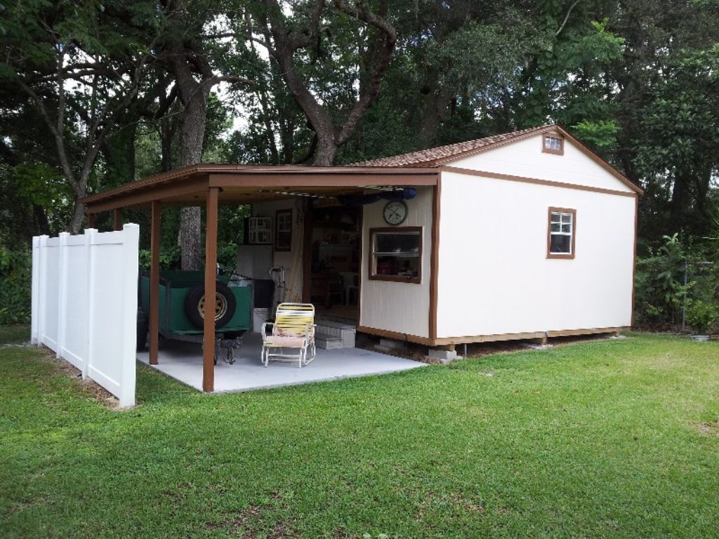 Sheds Garages & More! 407-889-8228 Custom Built Onsite or Delivered!