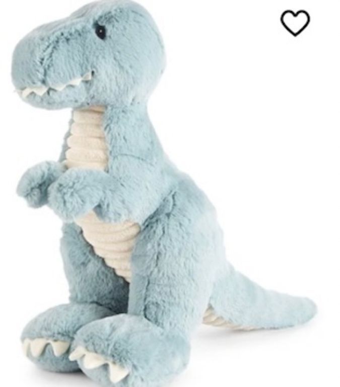New!  Dinosaur Plushes!  Layaway!