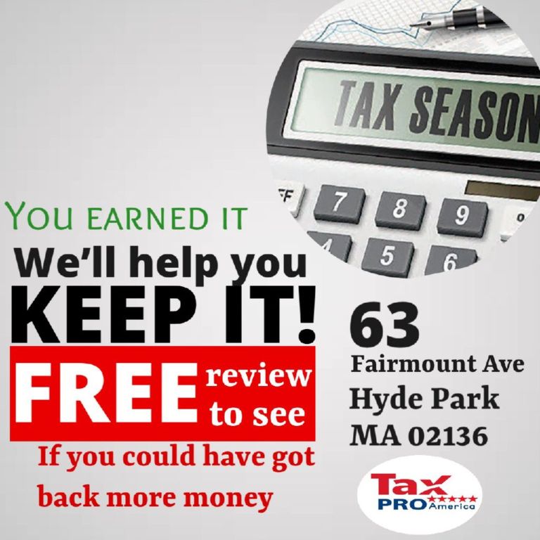Tax Services Near Hyde Park Massachusetts | TAX PRO America