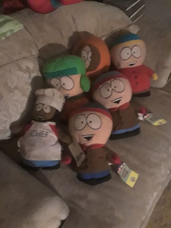 Complete set of South Park collectable dolls