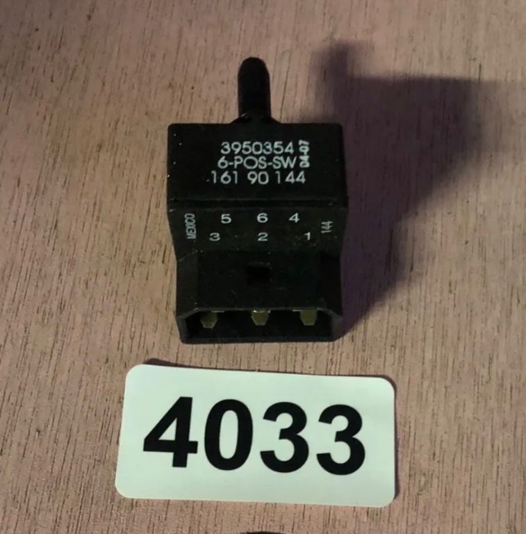 KITCHENAID WASHER SWITCH  PART # 3950354