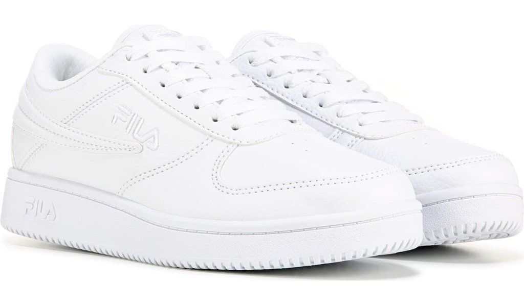 Fila Low Top Sneakers WHITE Men or Women Reg $68 T W Flea Market Now $28