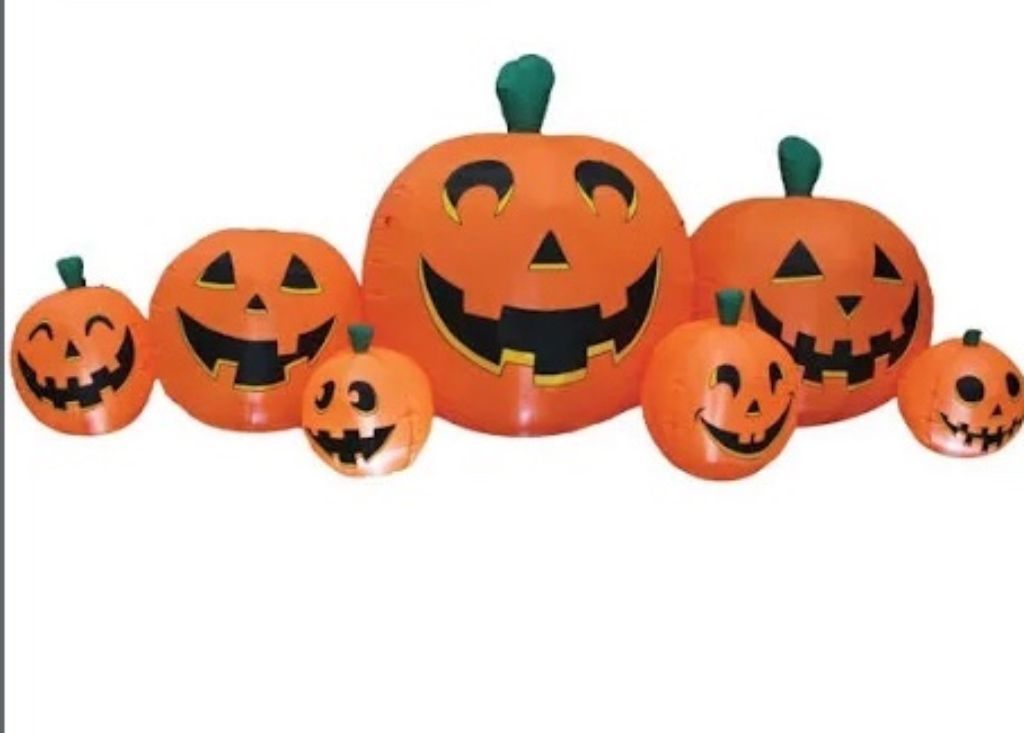 New!  Outside Halloween Inflatable Pumpkins Decor!  Layaway!