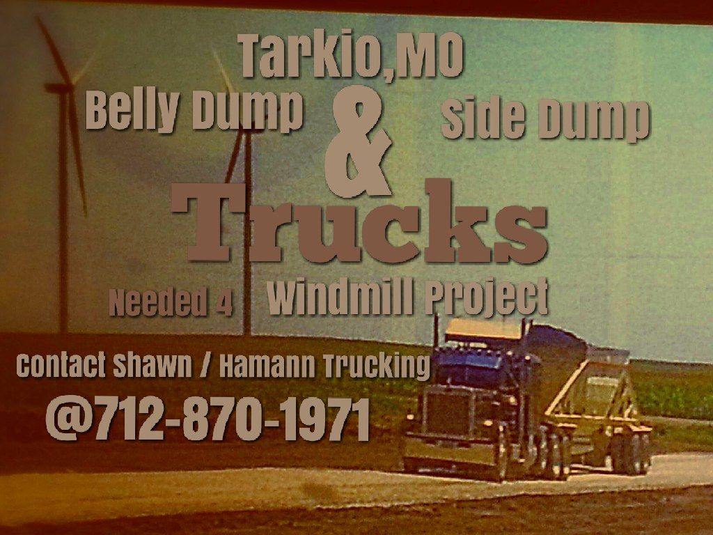 Belly and side dump trucks