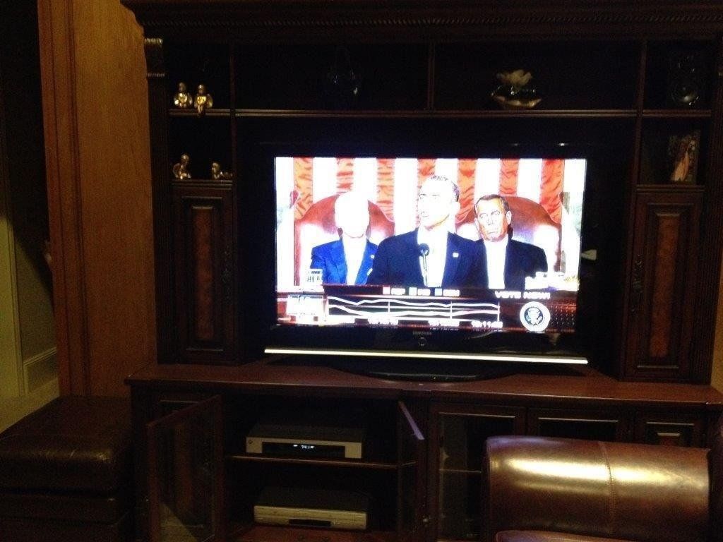 MUST SELL Beautiful  High Quality 2 pc Entertainment Center for 55"+TV