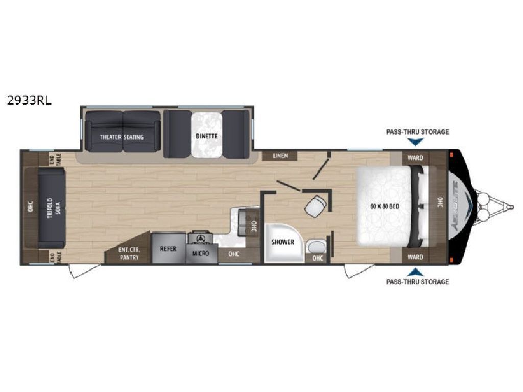 New 2018 Dutchmen RV Aerolite 2933RL