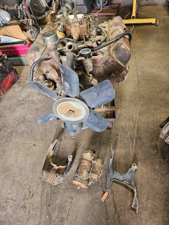 1969 Oldsmobile 400 Engine and 4-Speed Muncie Manual Transmission