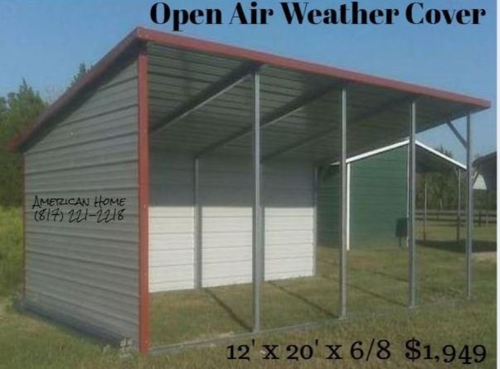 Barns, Garages, Carports, Loafing Sheds,