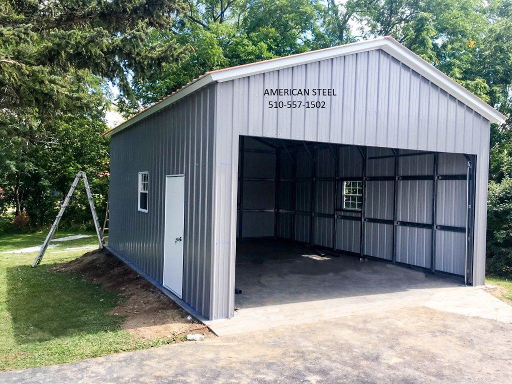 AMERICAN STEEL ALL METAL SHOP'S GARAGE'S RV BOAT & CAR COVER'S