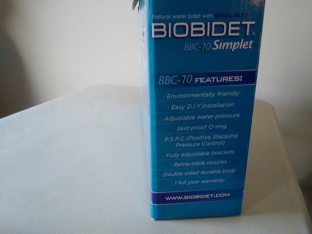 Lightly Used Bio Bidet Simplet BBC-70 Bidet