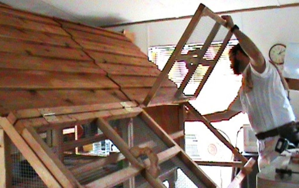 ON SALE - Large and Portable 20-36 Chickens Coop Hen House For Sale- a video shows how we winterize them