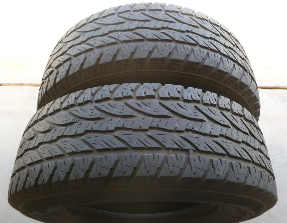 (2) LT285/70R17 used All Terrain Tires