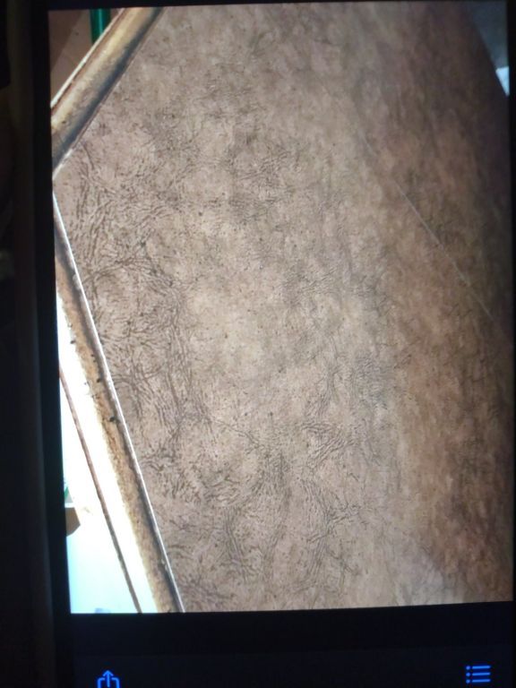 Wooden Card table and 4 rolling chairs