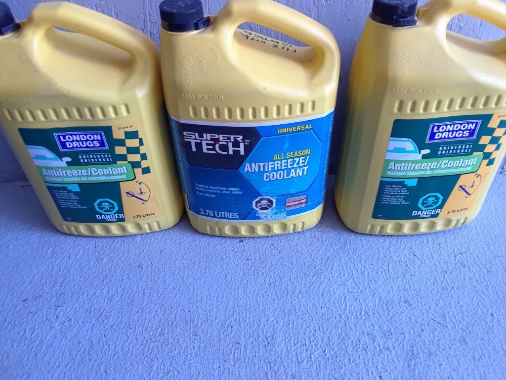 Anti-Freeze Coolant for Engines   $30.00 obo