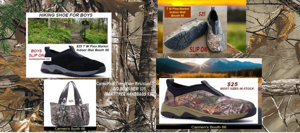 Camo Waterproof REALTREE Sneakers Shoes for boys new Pensacola Florida T W Flea Market