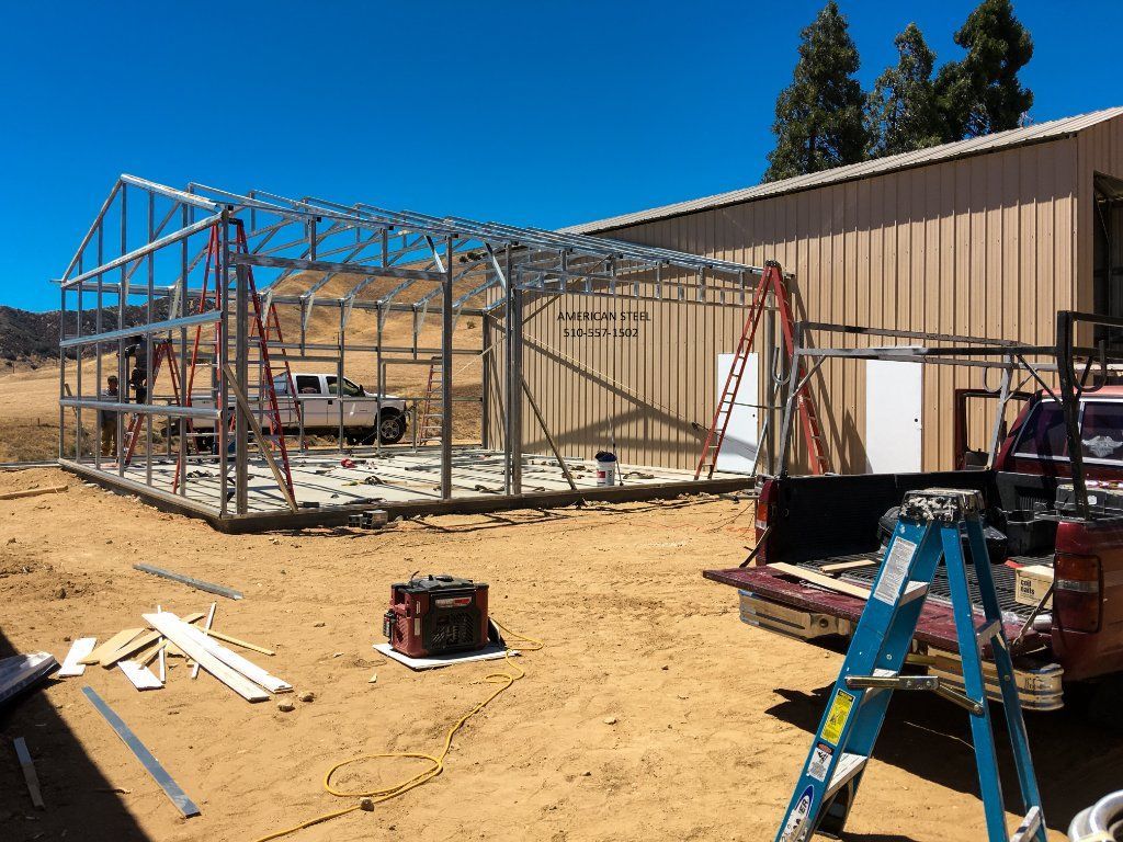 AMERICAN STEEL ALL METAL SHOP'S GARAGE'S RV BOAT & CAR COVER'S