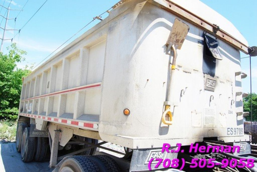 1997 EAST 24ft Aluminum Frameless Dump Trailer
